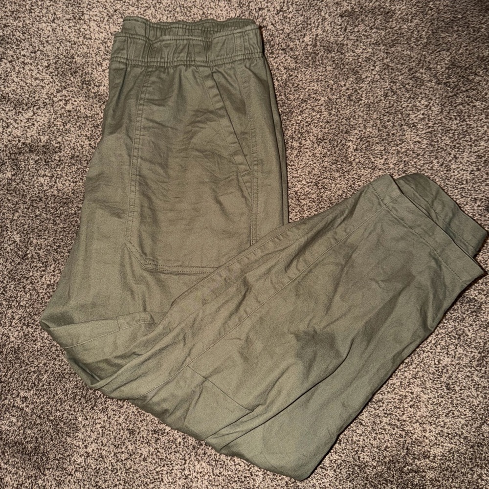 Old Navy Olive Green Cargo Jogger Pants